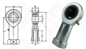 Шарнирный наконечник SIL25ES2RS 25-42-20
