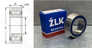Подшипник JAB2009 (35BD219,35BG05S16G2DL) радиально-упорный шариковый 35-55-20 мм