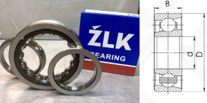 Подшипник 176214 (QJ214MPA) (BVN7107B) радиально-упорный шариковый 70-125-24 мм