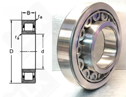 Подшипник 32507 (NU2207) радиальный роликовый 35-72-23 мм