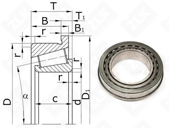 Подшипник роликовый (67720/67787) 174.625×247.65×47.625 мм Timken оригинал