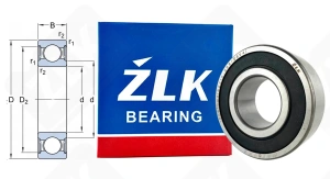 Подшипник 180610 Ш4 (623102RS) радиальный шариковый 50-110-40 мм