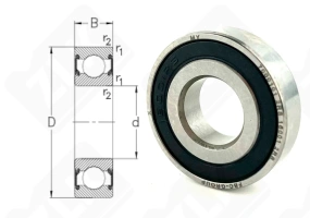 Подшипник 7000101 (16001) радиальный шариковый 12-28-7 мм