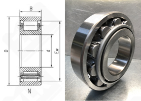 Подшипник 2313 (N313) радиальный роликовый 65-140-33 мм