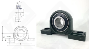 Подшипниковый узел 480309UCP (UCP309)