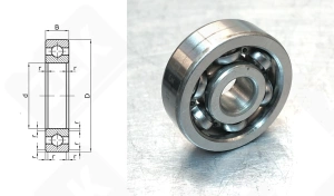 Подшипник 301 (6301) радиальный шариковый 12-37-12 мм