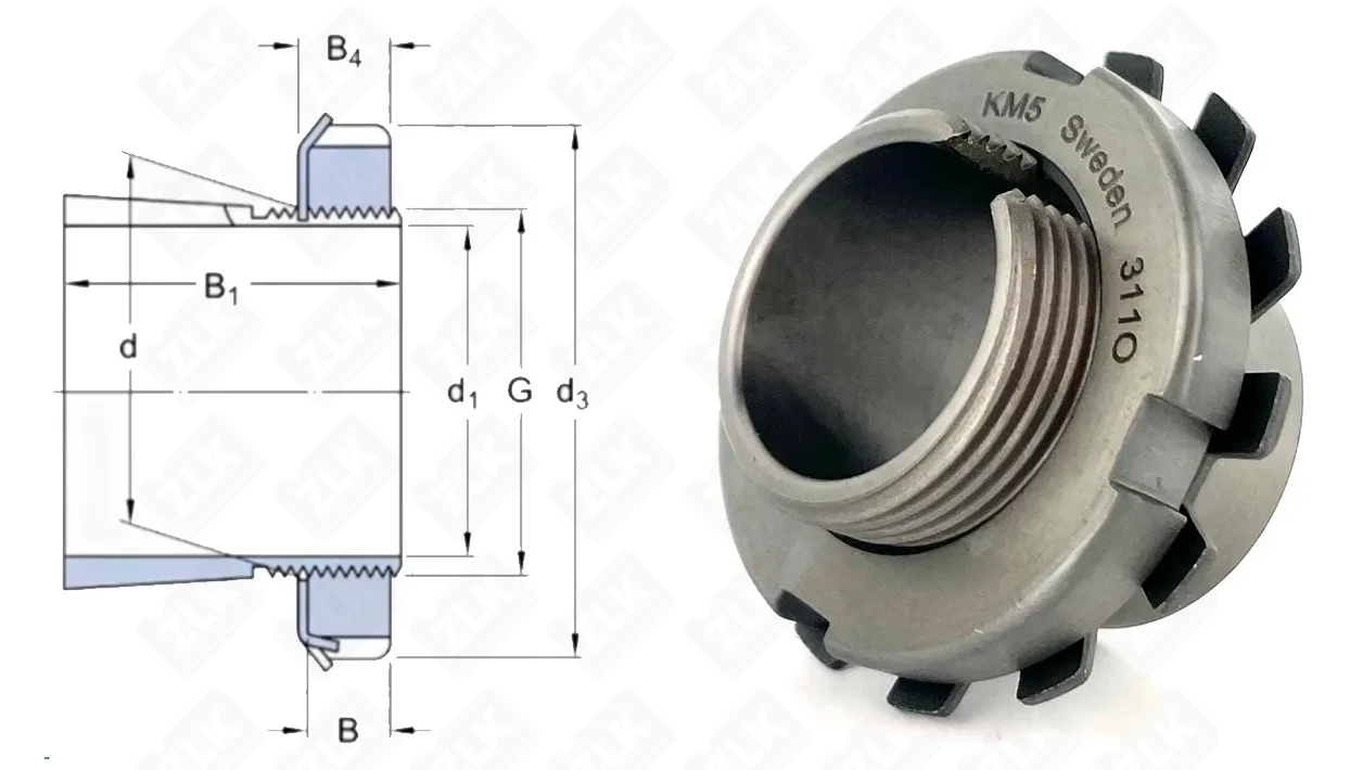 Втулка закрепительная H205 (H205) 20×25×26 мм SKF оригинал