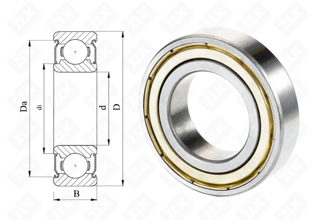 Подшипник шариковый 80106 (6006ZZ) 30×55×13 мм SKF оригинал