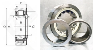 Подшипник 232726 Е2М (36) радиальный роликовый 130-250-80/81.2 мм