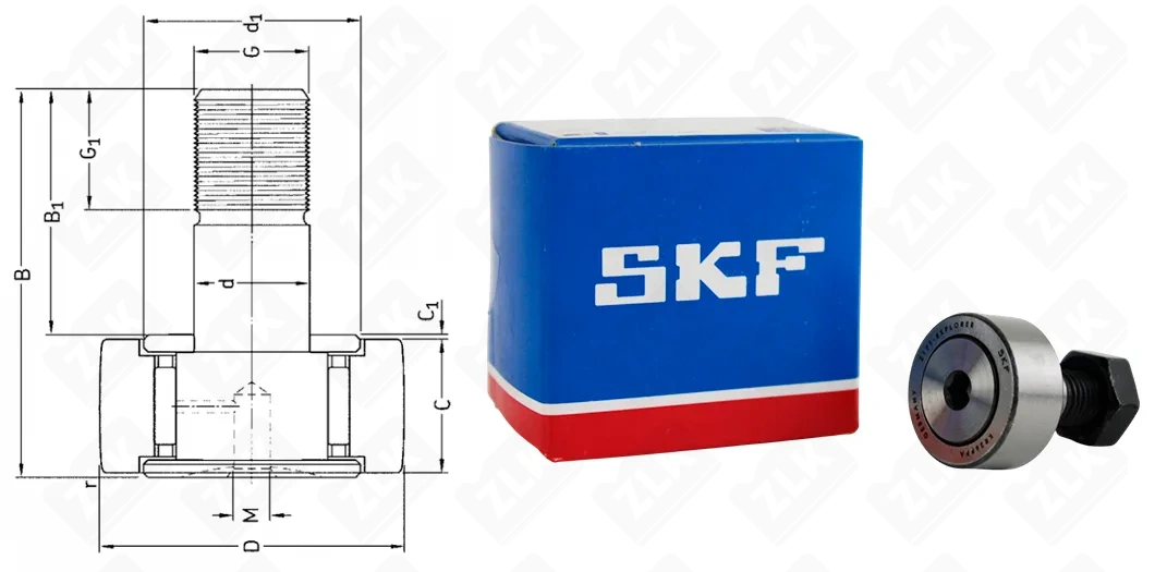 Подшипник роликовый (KR26PPA) 10×26×12 мм SKF оригинал