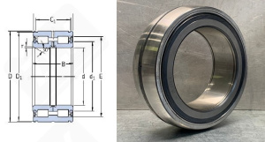 Подшипник SL05026EC3 радиальный роликовый 130-200-65 мм