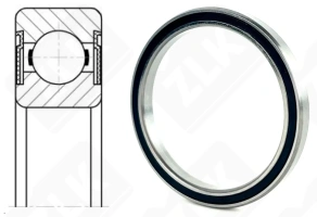 Подшипник 1000706 2RS (617062RS) радиальный шариковый 30-37-4 мм