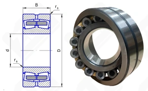 Подшипник 3630AMHK5 (30) (22330VA405C3W33) радиальный роликовый самоустанавливающийся 150-320-108 мм