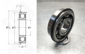 Подшипник 62/28 NR радиальный шариковый 28-58-16 мм