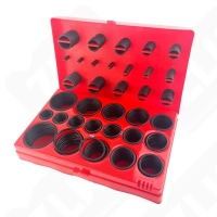 Набор колец резиновых NBR70 Метр. (№8С) 419шт