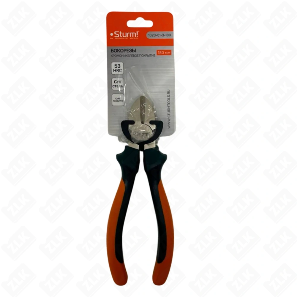 Бокорезы 180мм особо прочные губки, 2х компонентные рукоятки (Profi), Sturm