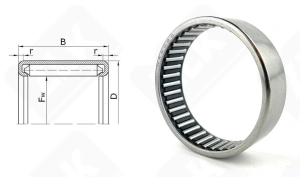 Подшипник HK6020 радиальный игольчатый 60-68-20 мм