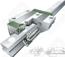 Каретка линейная IKO LWFH40C1HS2