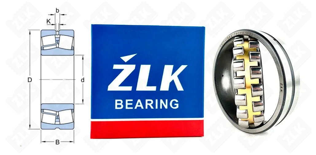 Подшипник роликовый 3517Н (22217CA/W33, 22217MB/W33) 85×150×36 мм ZLK