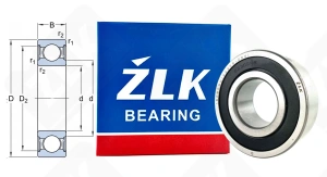 Подшипник 180609 Ш (623092RS) радиальный шариковый 45-100-36 мм