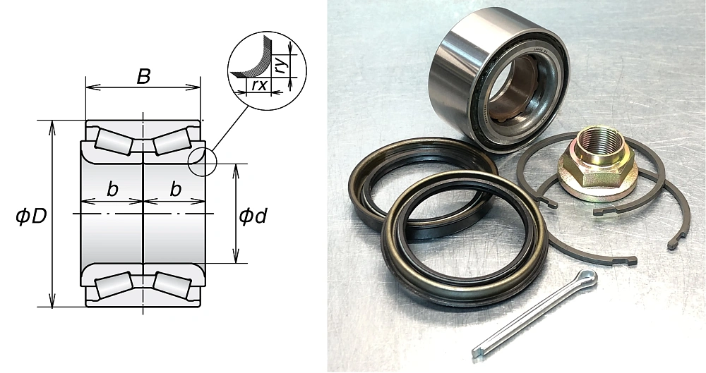 VKBA1359 (DAC42720038-35 46T080804XHI-CAP 42KWD02A 713613170 R168.16 FR960696) SKF 