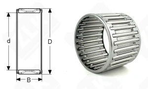 Подшипник K37x42x31 радиальный игольчатый 37-42-31 мм