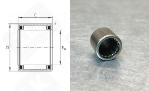Подшипник BK0509 радиальный игольчатый 5-9-9 мм