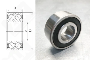 Подшипник 3056203 (2RS) (5203,3203) радиально-упорный шариковый 17-40-17,5 мм