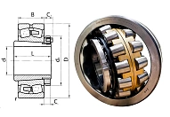 Подшипник роликовый 13628Н (22332ACKMBW33+H2332) 140×340×114 мм ZLK