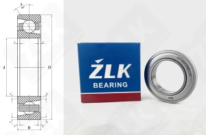 Подшипник 35TMK29B2U5 радиально-упорный шариковый 35-57-14 мм