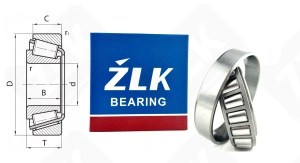 Подшипник 7210 (30210) радиально-упорный роликовый конический 50-90-21,75 мм