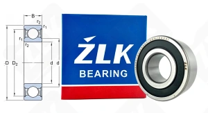 Подшипник 180607 Ш4 (623072RS) радиальный шариковый 35-80-31 мм