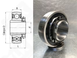 Подшипник 680210 радиальный шариковый 50-100-24/45 мм