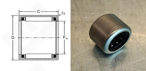 Подшипник 604901ЕУС2 радиальный игольчатый 11,11-17,46-13 мм
