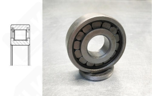 Подшипник 102304 (N304W,UM1304) радиальный роликовый 20-52-15 мм