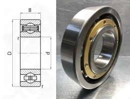 Подшипник 322 Л (70) (6322MC3) радиальный шариковый 110-240-50 мм