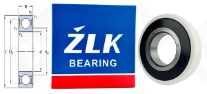 Подшипник 180312 (70) (63122RSC3VL0241) радиальный шариковый токоизолированный 60-130-31 мм