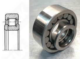 Подшипник 492608 (NUP2308ECMA) радиальный роликовый 40-90-33 мм