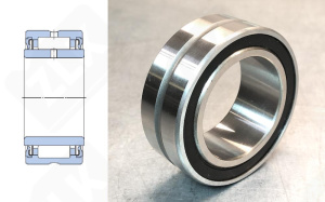 Подшипник 4074907 2RS (NA49072RS) радиальный игольчатый 35-55-20 мм
