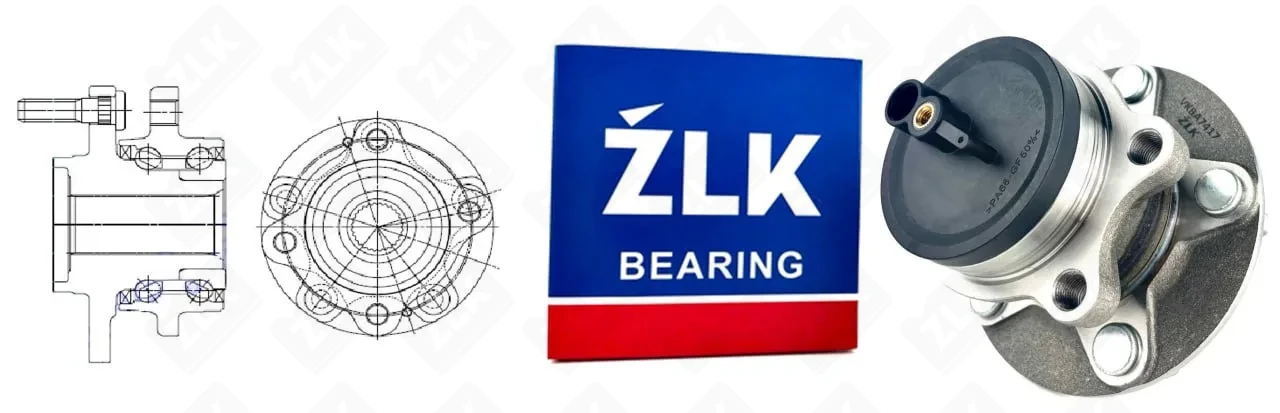 Подшипник шариковый  (VKBA7417) 30×140.4×60.9 мм ZLK