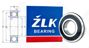 Подшипник 180316 Ш4 (63162RS) радиальный шариковый 80-170-39 мм