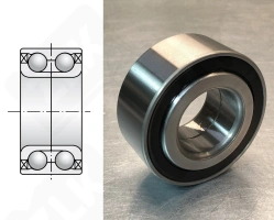 Подшипник 38BWD18CA138 радиально-упорный шариковый 38-80-33/36 мм
