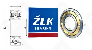 Подшипник 317Л (6317М) радиальный шариковый 85-180-41 мм