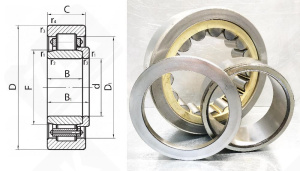 Подшипник 232726 Л (30) радиальный роликовый 130-250-80/81.2 мм