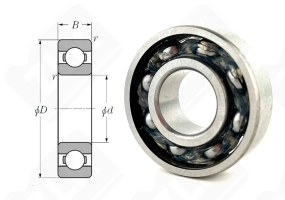 Подшипник 34 (634) радиальный шариковый 4-16-5 мм