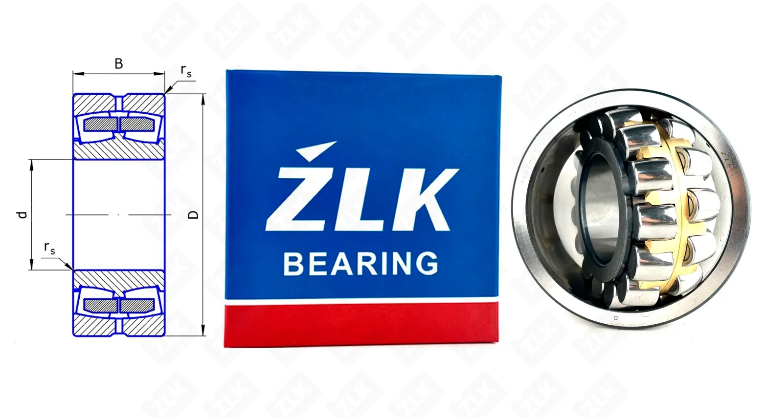Подшипник роликовый 3620 HШ5 (22320CA/W33, 22320MB/W33) 100×215×73 мм ZLK