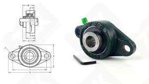 Подшипниковый узел 480202UCFL (UCFL202 FYTB15)