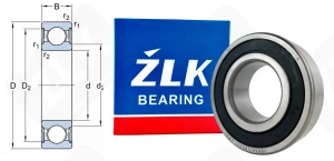 Подшипник 60307 (80) (6307ZC4) радиальный шариковый 35-80-21 мм
