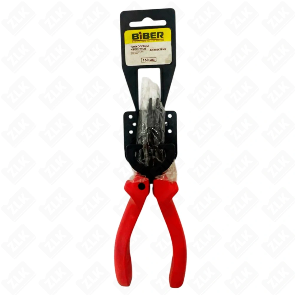 Тонкогубцы 160мм изогнутые диэлектрик