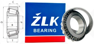 Подшипник 7528 (32228) радиально-упорный роликовый конический 140-250-71,75 мм